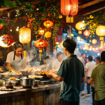 plongez au cœur des marchés nocturnes d’asie et découvrez une incroyable explosion de saveurs, de couleurs et d’ambiances uniques pour une expérience culinaire inoubliable.