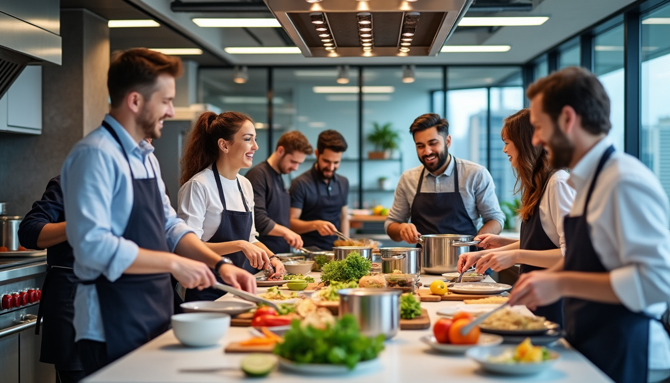 participez à des ateliers culinaires pour renforcer la cohésion de votre équipe ! développez l’esprit d’équipe tout en partageant un moment convivial autour de la cuisine. idéal pour le team building en entreprise.