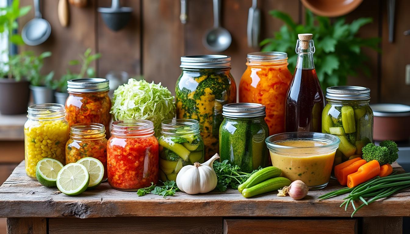 découvrez comment les saveurs fermentées influencent la santé et l'équilibre du microbiote intestinal, ainsi que leur impact sur la digestion et le bien-être général.