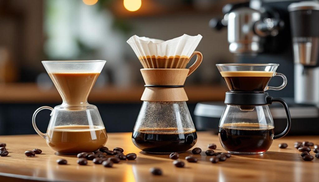 découvrez les différences entre les méthodes d’extraction du café v60, piston et espresso. apprenez comment chaque technique influence saveur, arômes et expérience de dégustation pour choisir celle qui vous correspond.
