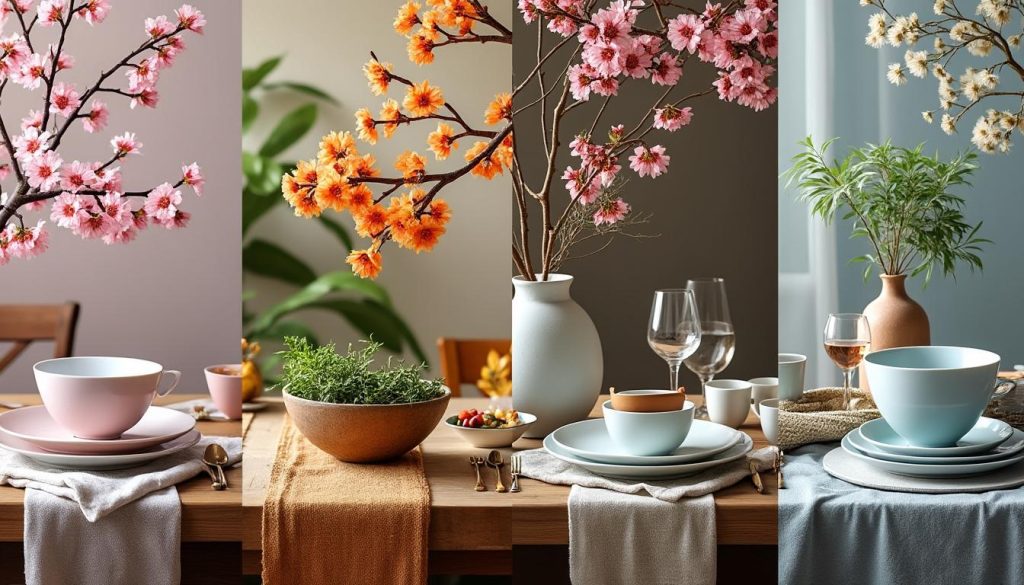 découvrez nos tables de saison alliant couleurs vibrantes, matières naturelles et arts de la table élégants pour sublimer vos repas tout au long de l'année.