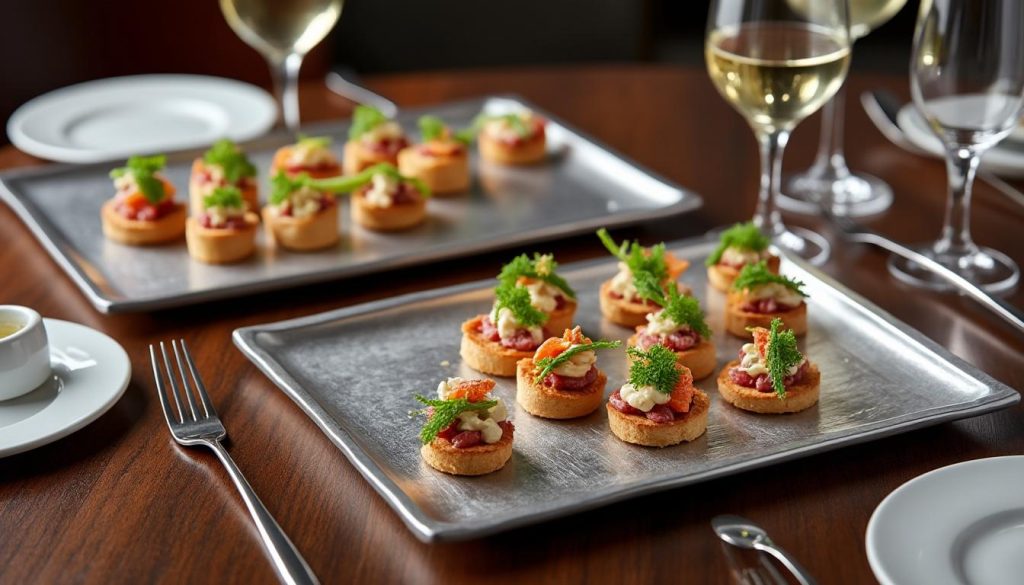 découvrez comment réussir un apéritif dînatoire chic avec des idées de bouchées raffinées et une organisation logistique optimale pour impressionner vos invités.