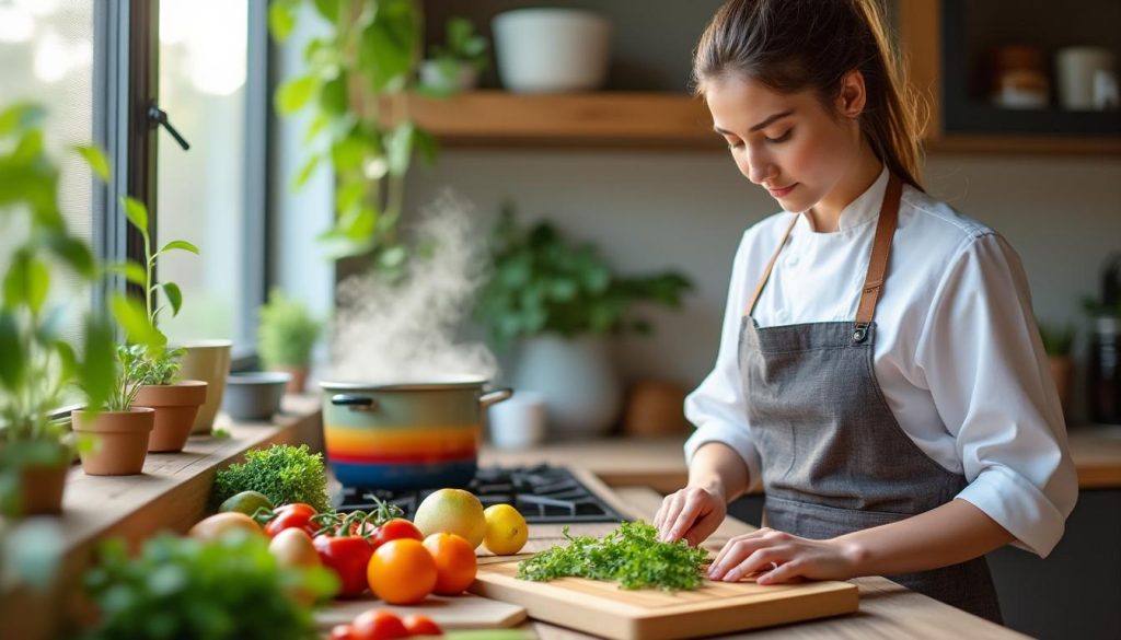 découvrez comment la cuisine peut devenir une véritable thérapie pour apaiser l'esprit et éveiller les sens, en transformant chaque recette en un moment de bien-être.