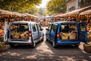 découvrez comment profiter pleinement de la richesse des saveurs à bord de votre voiture grâce aux marchés locaux, avec renault kangoo et volkswagen caddy alliant praticité et confort.