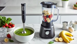 découvrez les différences entre mixeur plongeant et blender : usages, puissance, et textures pour choisir l'appareil adapté à vos besoins en cuisine.